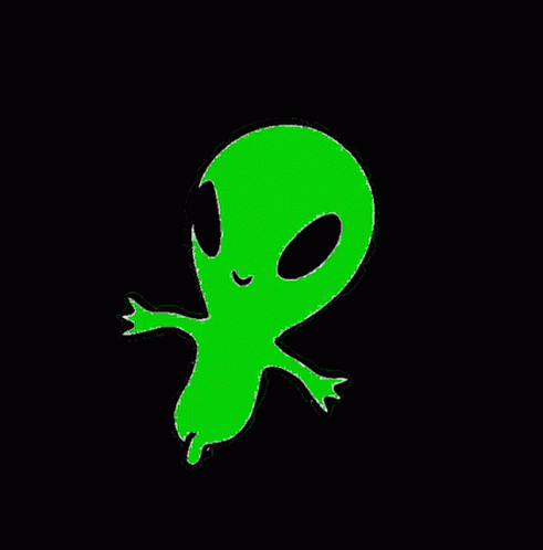 Alien que baila pequeño izquierda