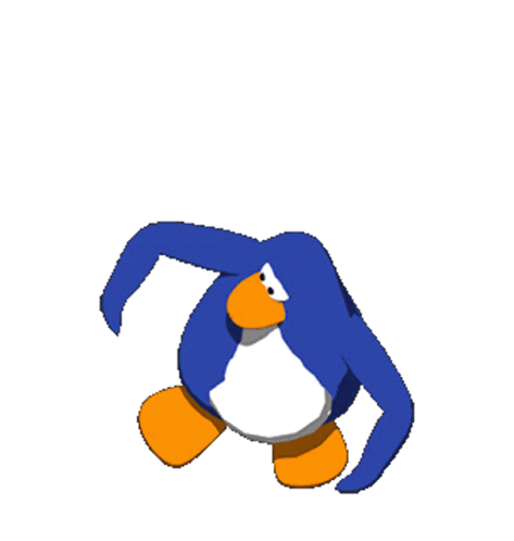 Club Penguin bailando