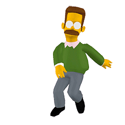 Simpson bailando